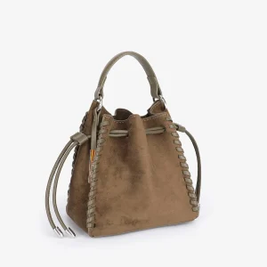 REMI/REID Fallon Mini Faux Suede in Olive