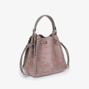 REMI/REID Fallon Mini Faux Suede in Taupe