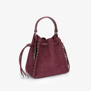 REMI/REID Fallon Mini Faux Suede in Wine