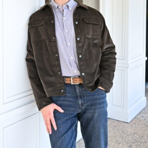 PETER MILLAR Camden Corduroy Jacket in Espresso