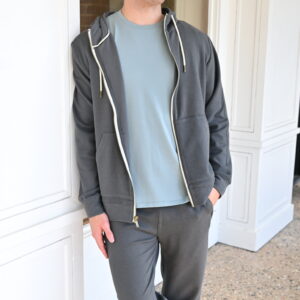 FUNDAMENTAL COAST Maverick Full Zip Hoodie in Graphite