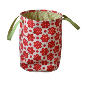 DUSEN DUSEN Canvas Hamper in Raspberry