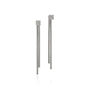 JOHN HARDY Icon Stud Earrings, Sterling Silver, Diamonds