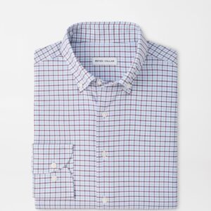 PETER MILLAR Axel Performance Twill Sport Shirt in Lakeside