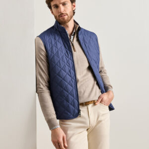 PETER MILLAR Essex Vest in Crown Blue
