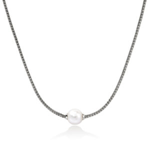 JOHN HARDY JH Essential Pearl Necklace, Sterling Silver, 1.8MM, 16"-18"