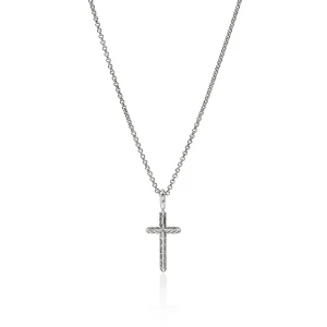 JOHN HARDY JH Essential Cross Necklace, Sterling Silver, 16"-18"