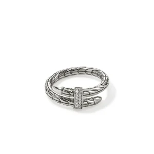 JOHN HARDY Spear Ring, Sterling Silver, Diamonds