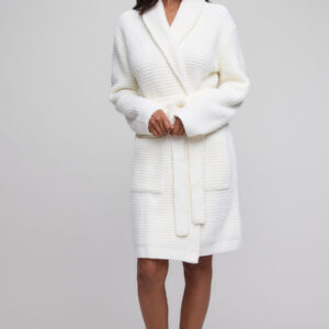 BAREFOOT DREAMS CozyChic® Waffle Robe in Pearl